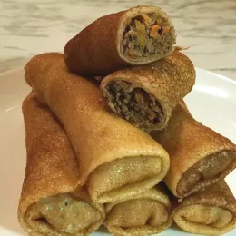 Домашние блинчики с ливером