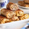 Домашние блинчики (индейка с сыром)