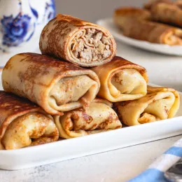 Домашние блинчики (индейка с сыром)
