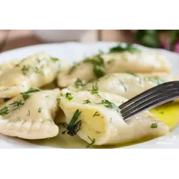 Домашние вареники с картошкой