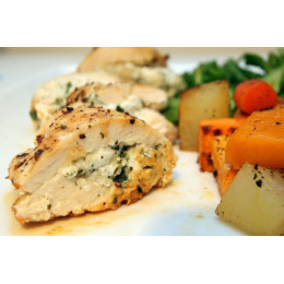 Запечённая куриная грудка с сыром
