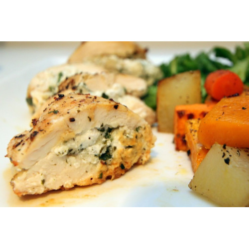 Запечённая куриная грудка с сыром